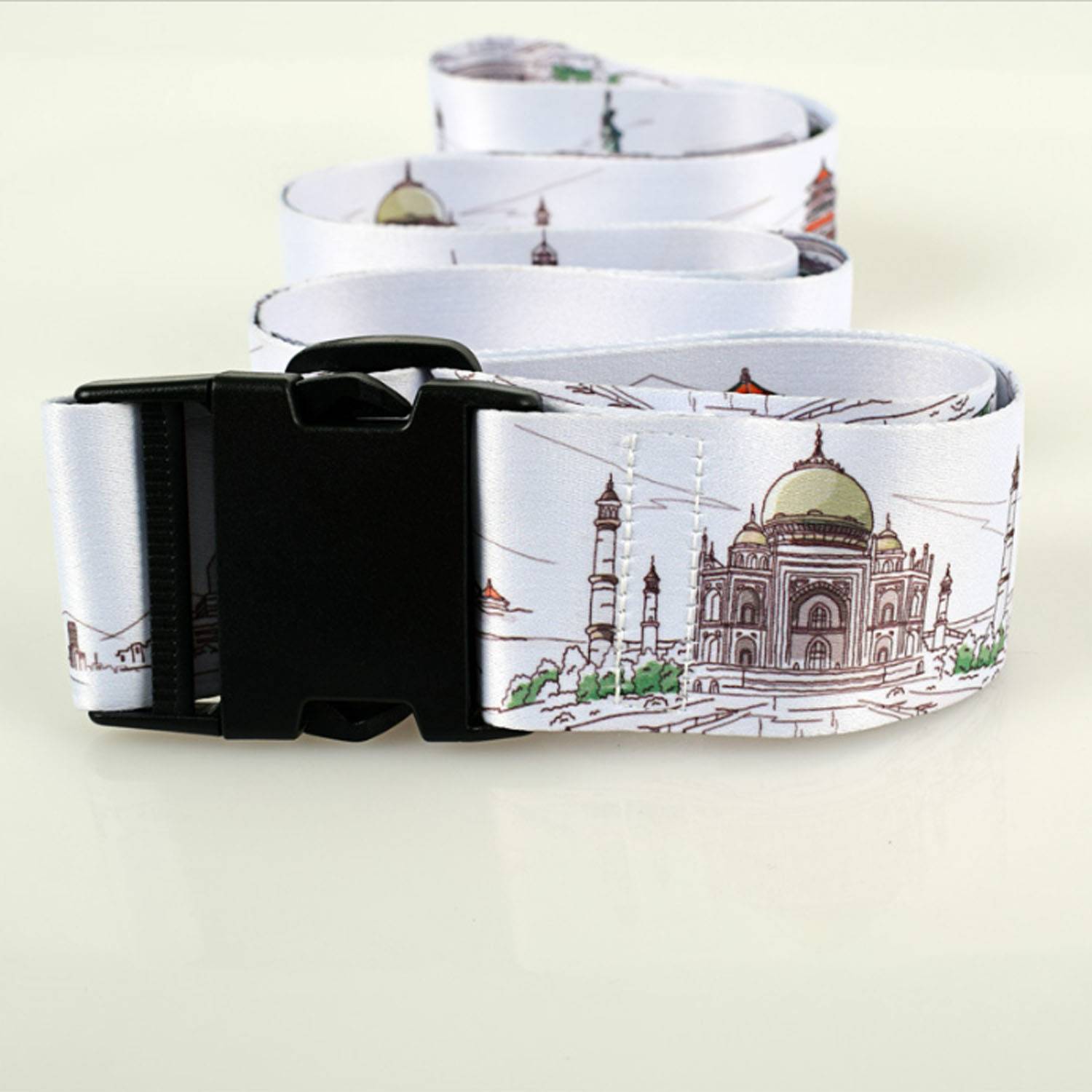 79"Adjustable Sublimation Luggage Strap 4