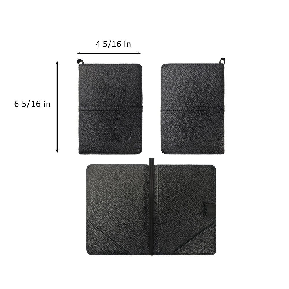 Golf Scorecard Holder with Elastic Band and Card Slots 2