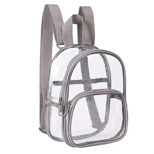 Waterproof Clear Mini PVC Backpack with Transparent Bag 7