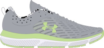 UA Assert 10 Printed Boys' Grade School Running Shoes 2