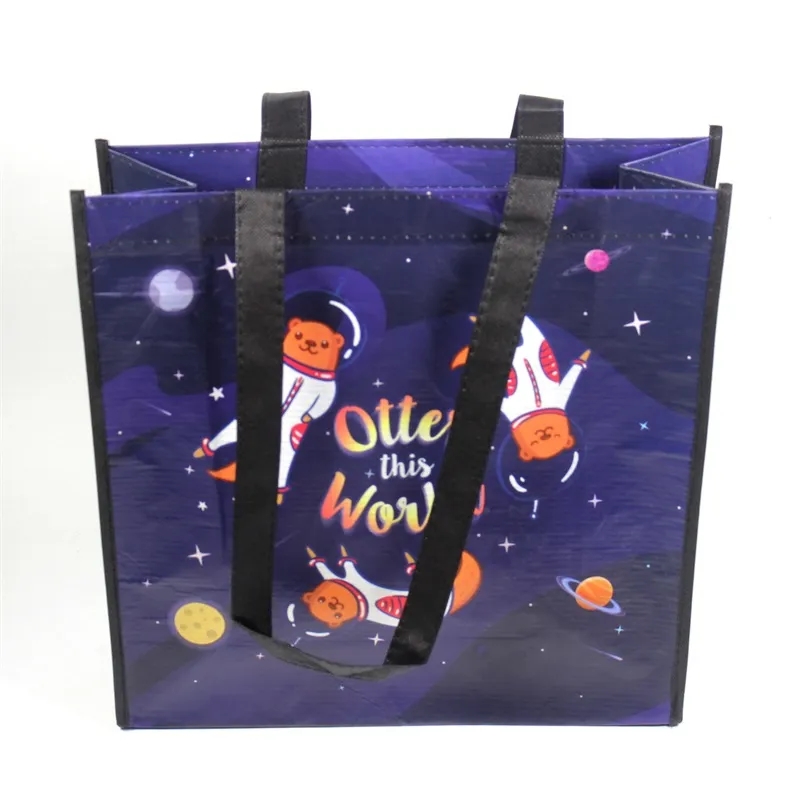 Full Color Printed Non-Woven Travel Tote Bag 2