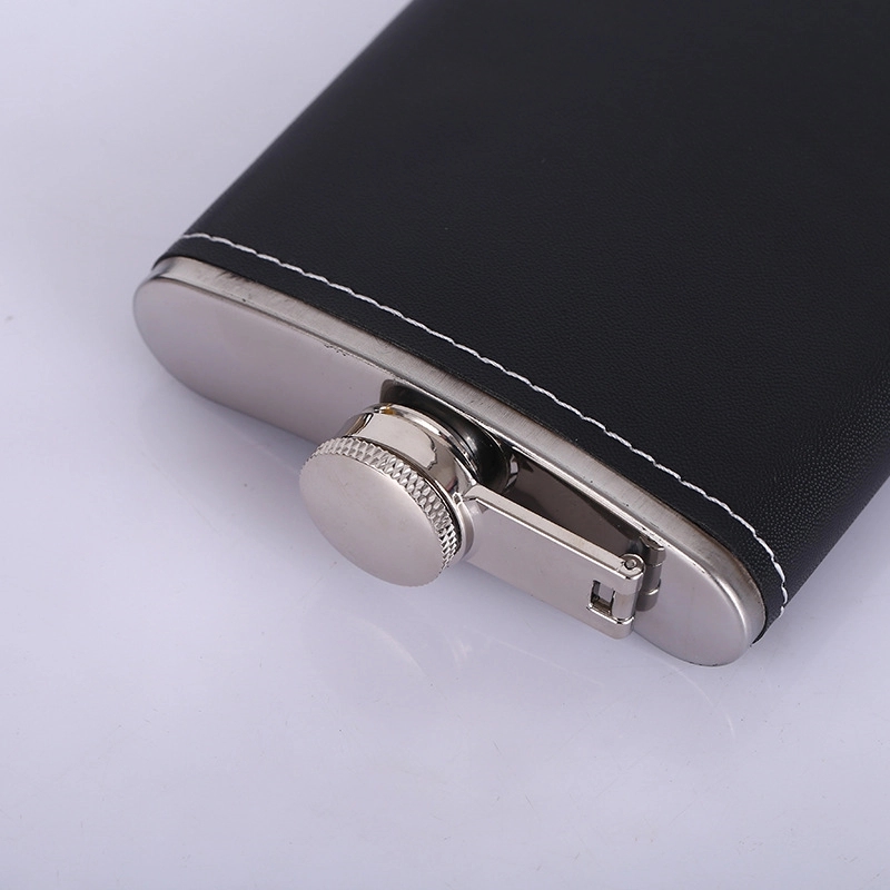 Custom 8 oz Hip Flask Gift Set 7
