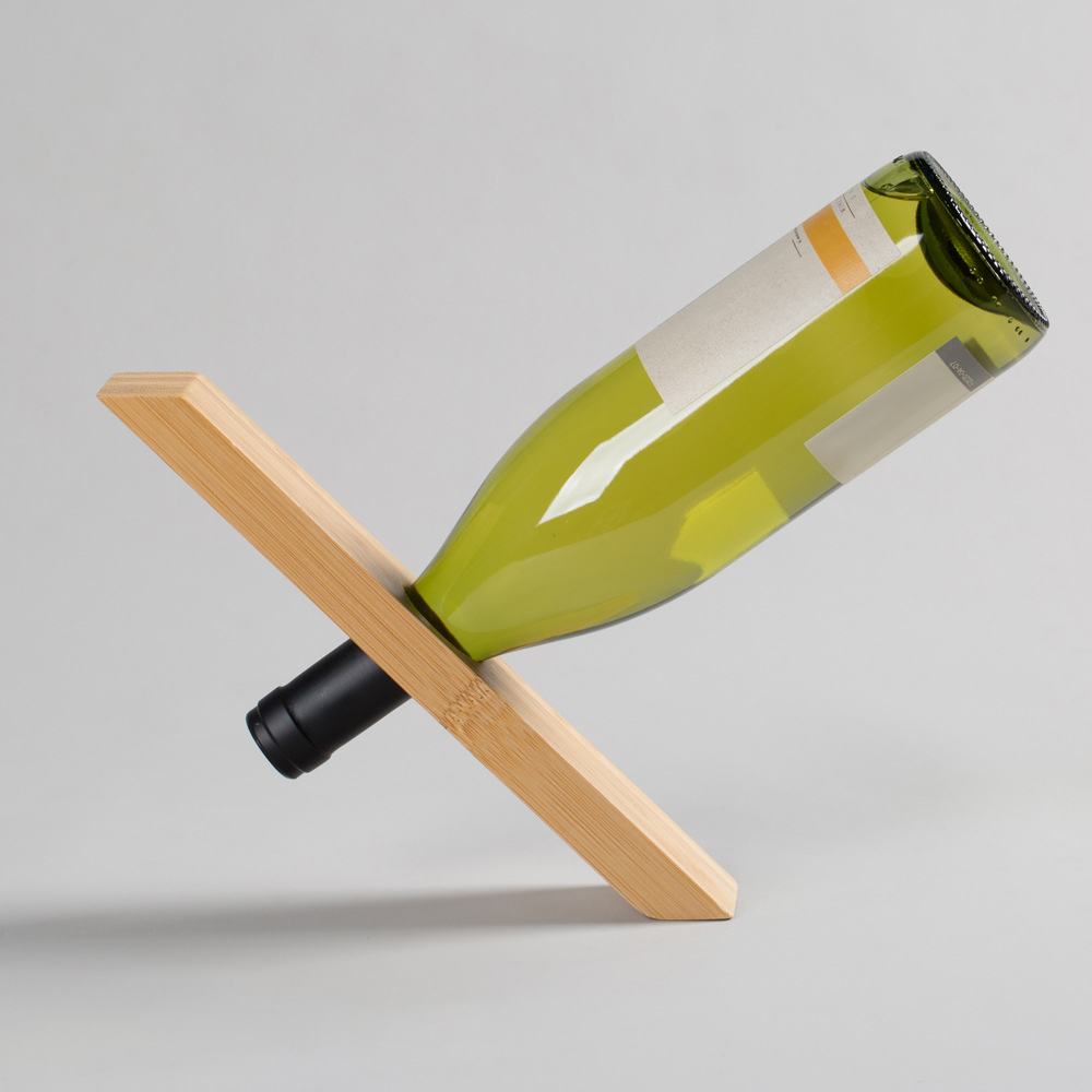 Bamboo Wine Beer Bottle Rack 3