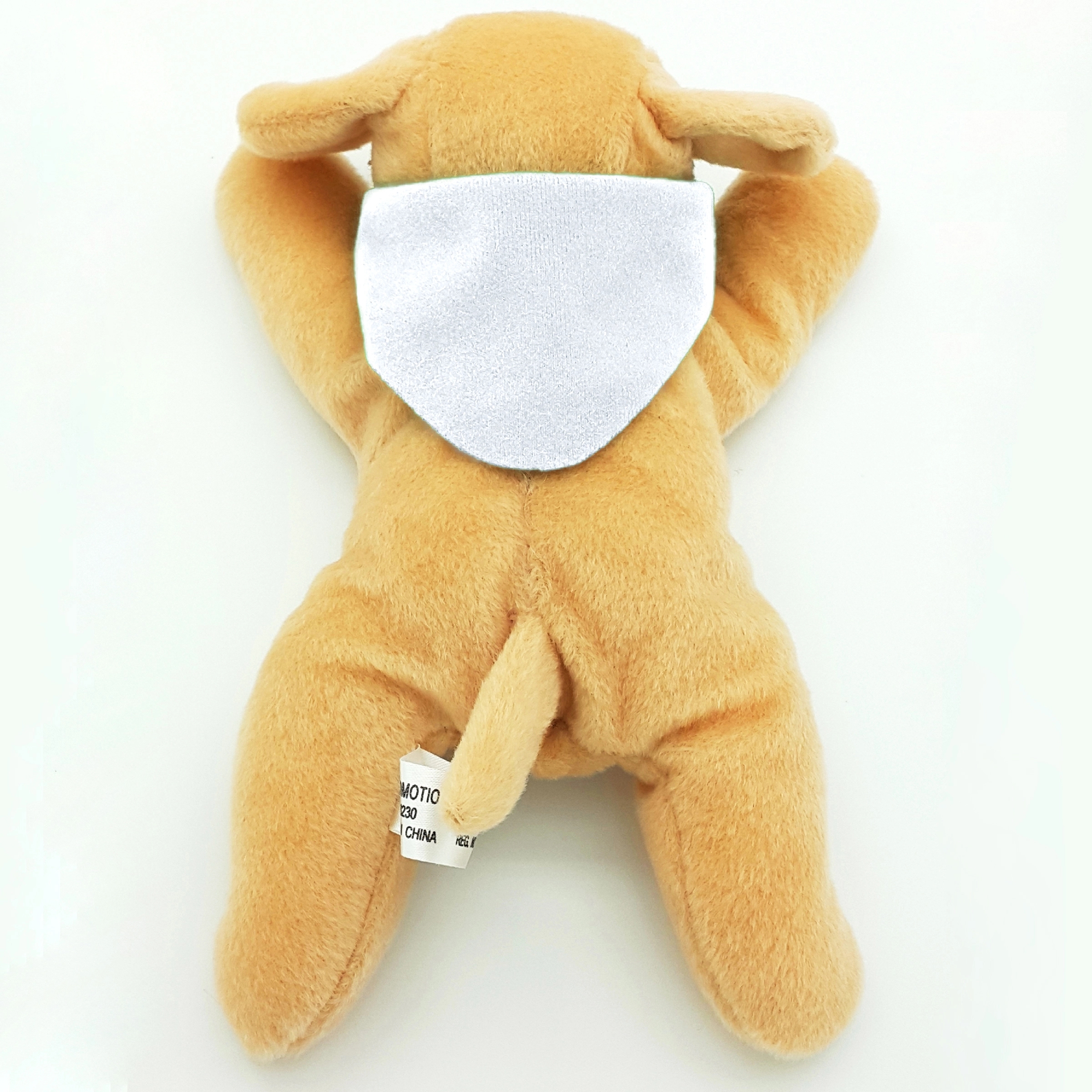 8" Laying Down Beanie Dog 10