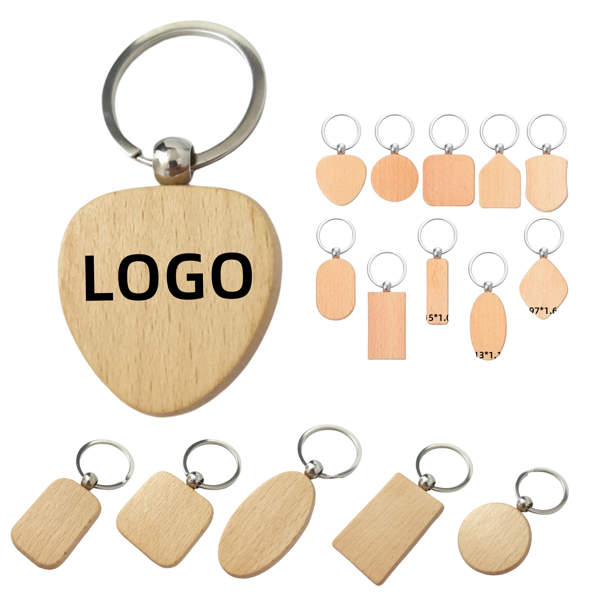 Wooden Keychain 1