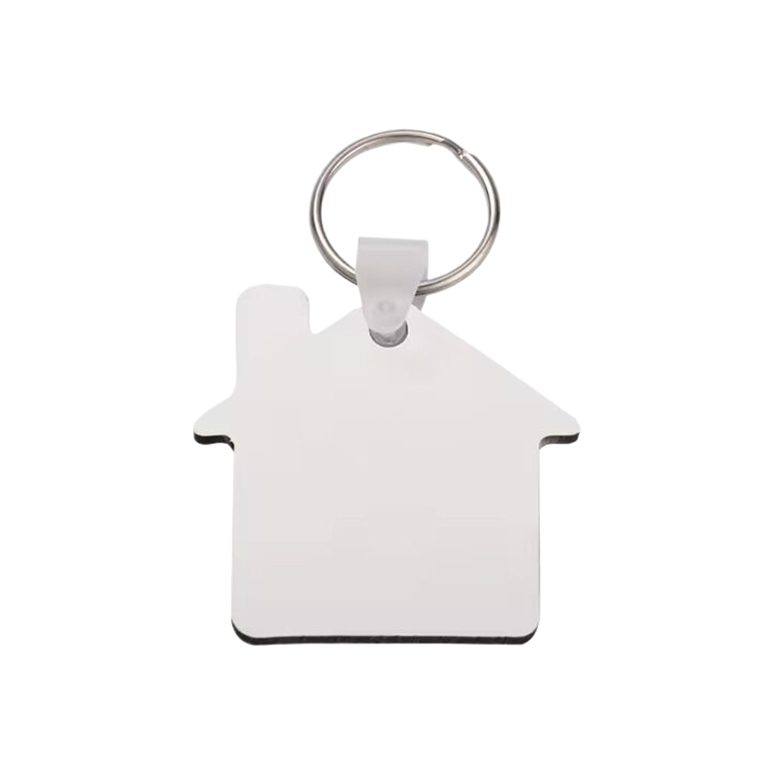 House Shaped Sublimation MDF Keychain 1