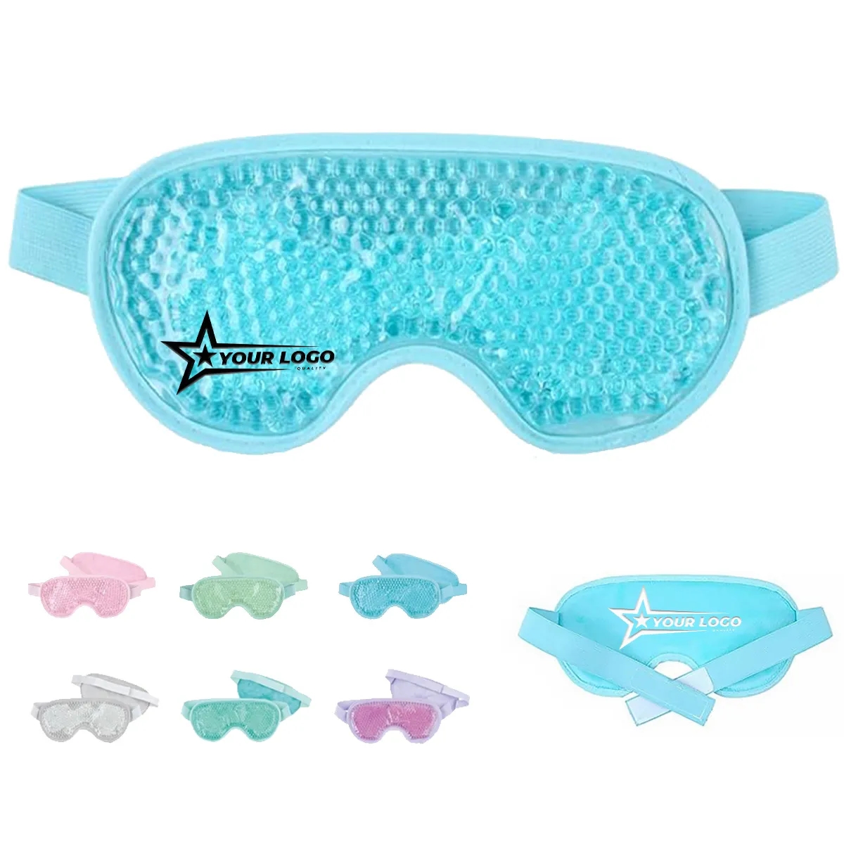 Unisex Sleeping Relaxing Stretchable Cooling Gel Eye Mask 1