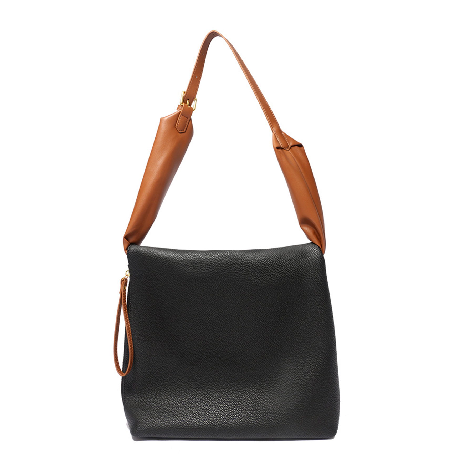 Large Genuine Wearable Leather Tote bag, custom tote bag with logo imprint 7