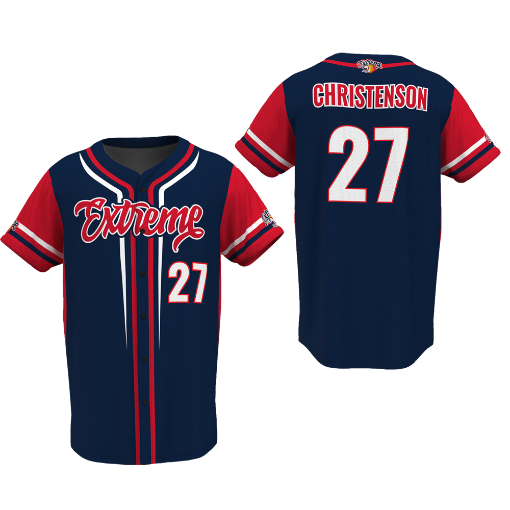 Men's Baseball Full Button Feels Like Cotton Jersey 4