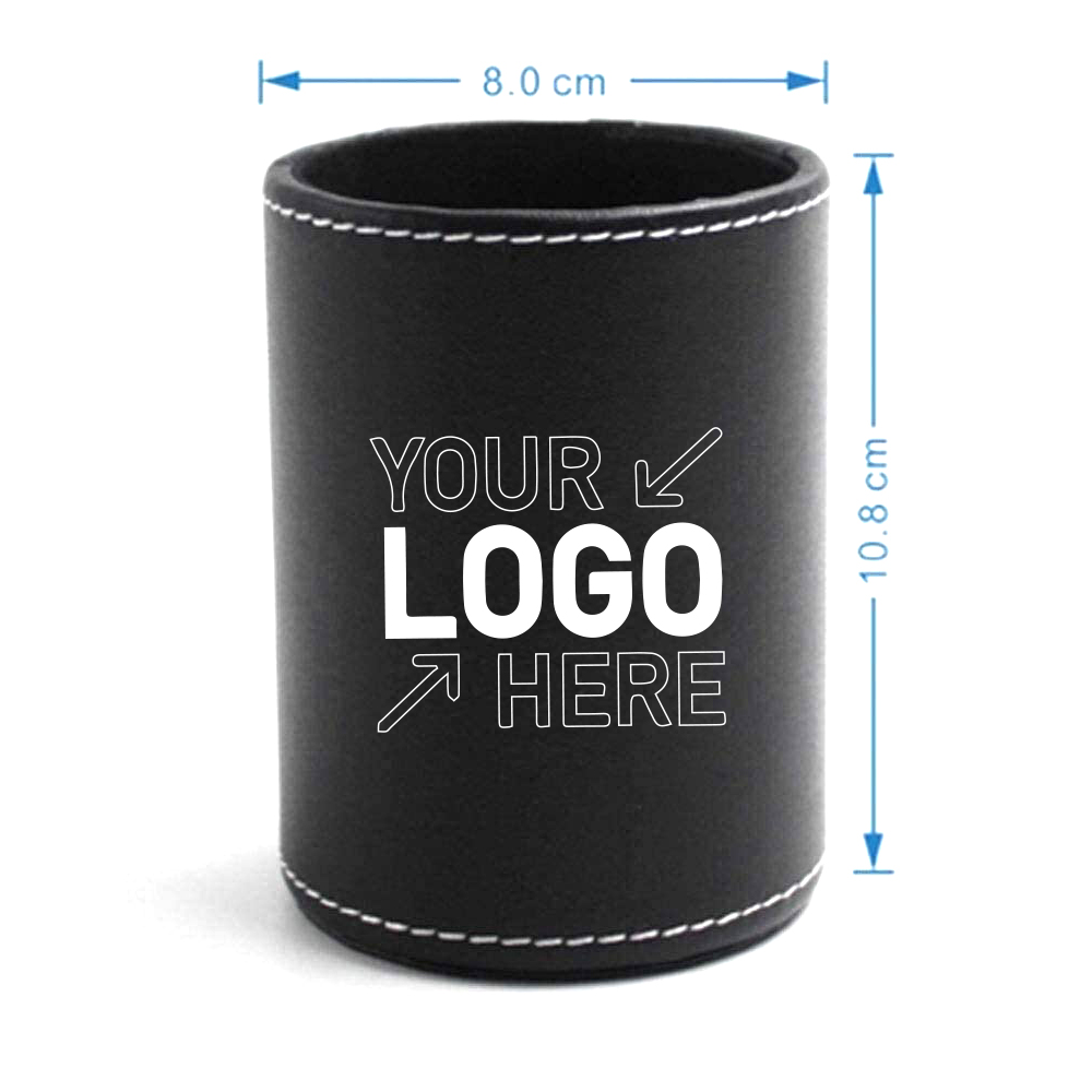 Leather Round Pen Holder 4