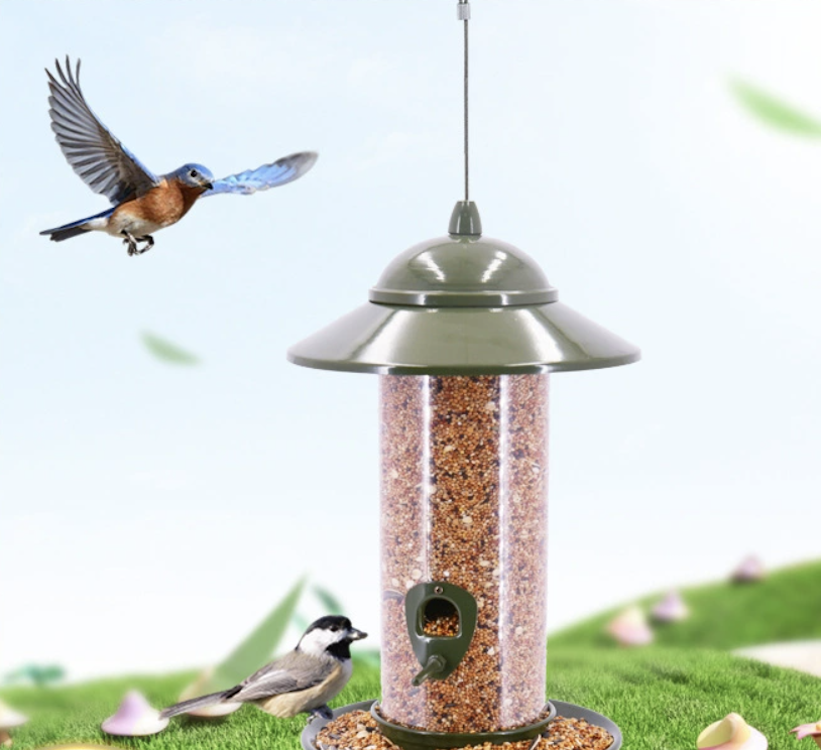 Metal Bird Feeders for Outdoors Hanging 5