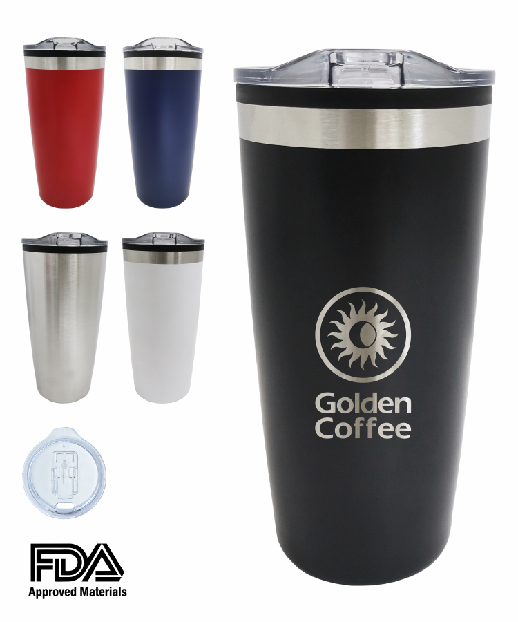 20oz Double Wall Stainless Steel Tumbler Insulated Travel Mug 1