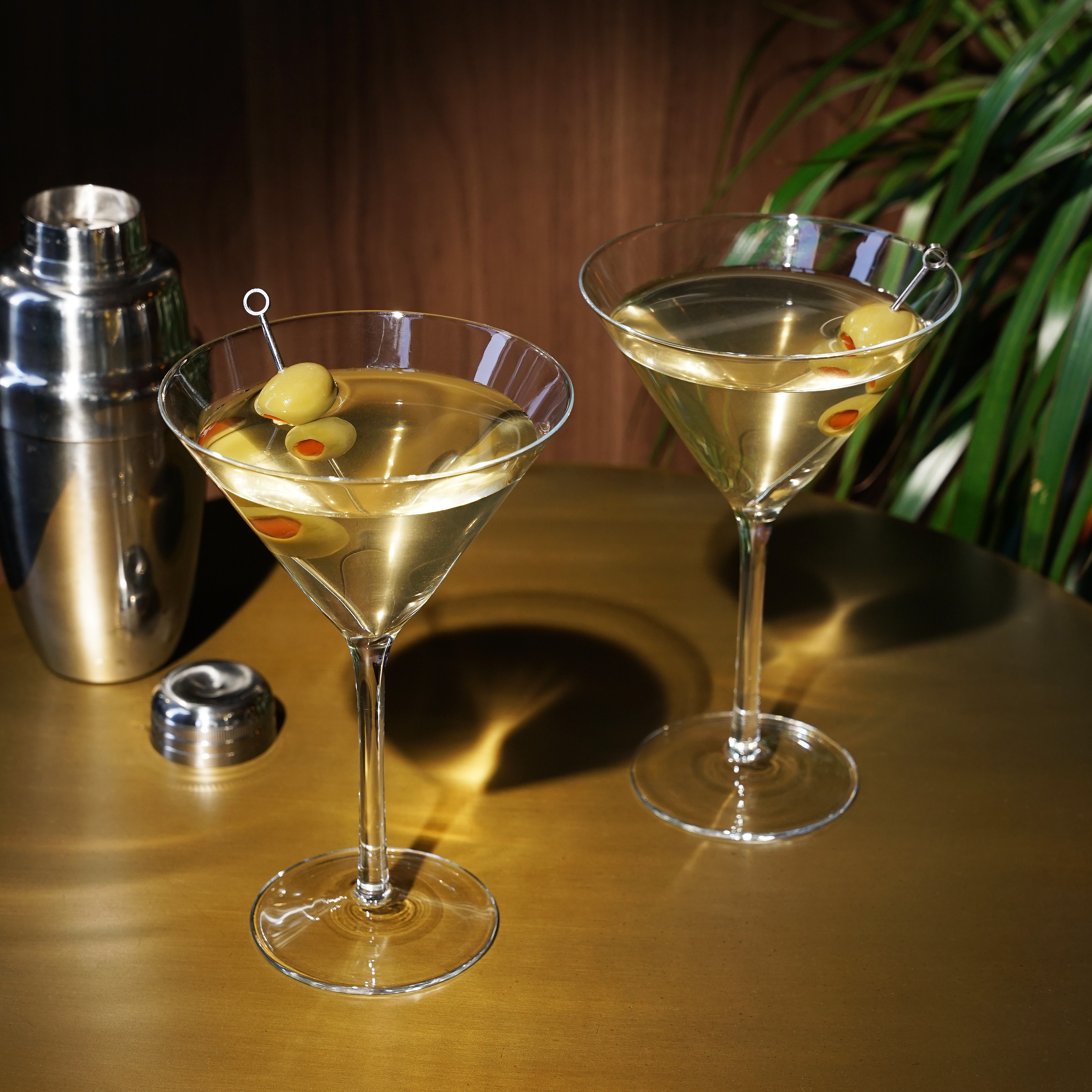 Viski® Stemmed Crystal Martini Glass, set of 2 1