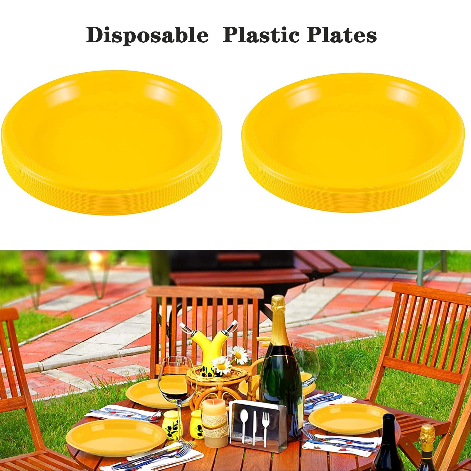 Disposable Plastic Plate 1
