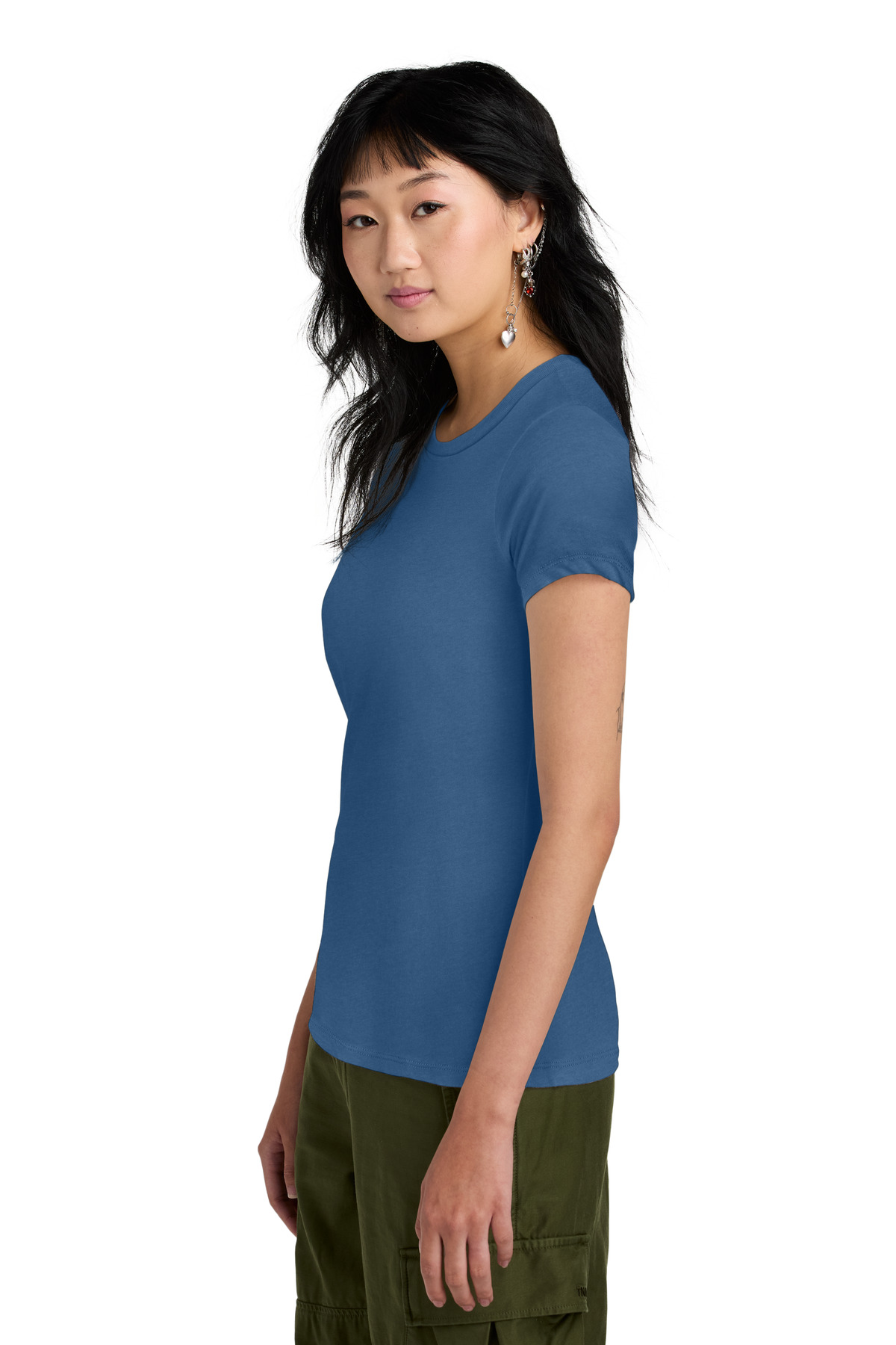 District Women's Perfect Weight Tee. DM104L 123