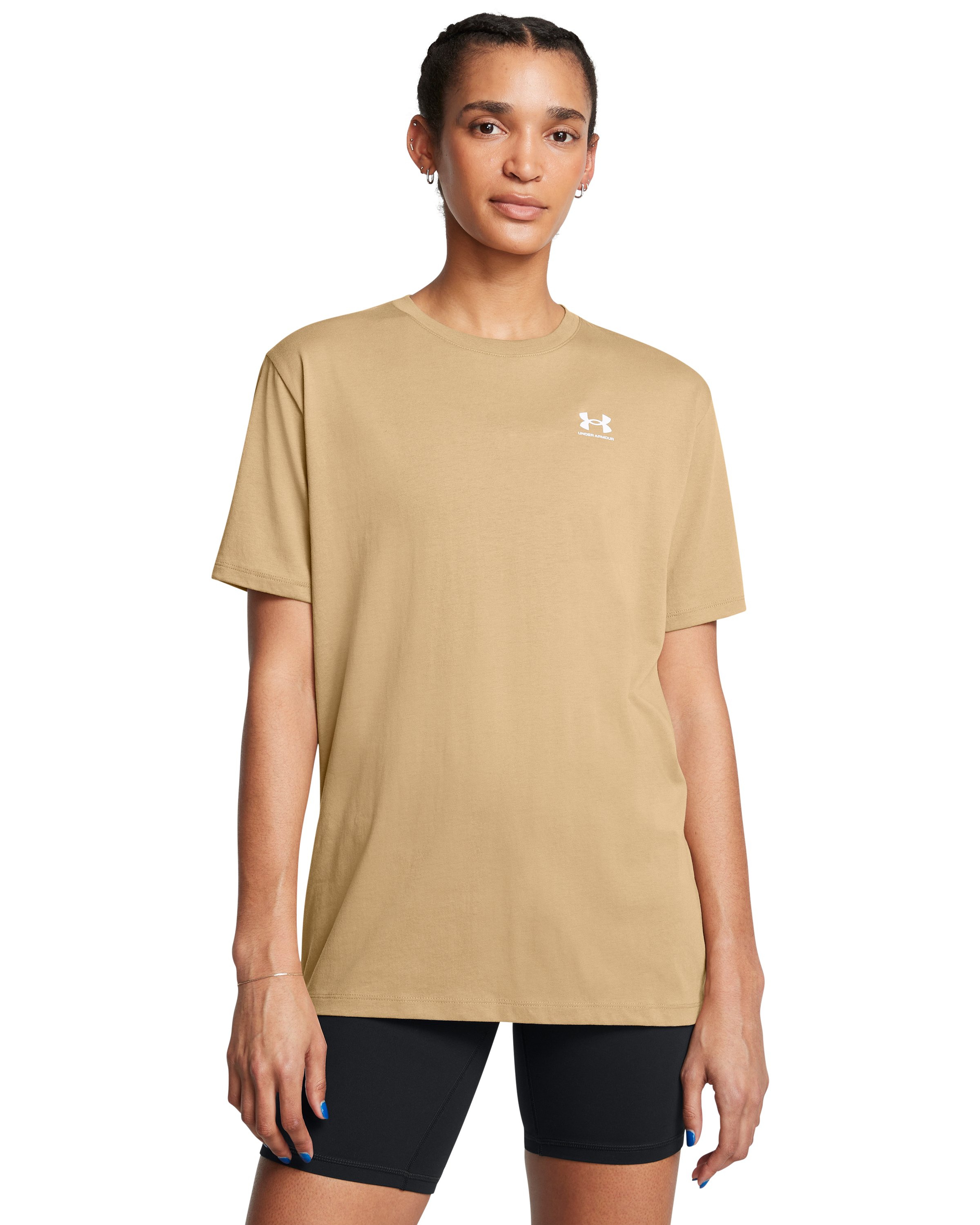 UA BF Logo Women's Oversized Short Sleeve 5