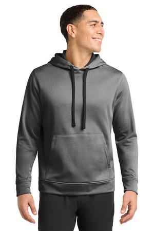 Sport-Tek PosiCharge Sport-Wick Heather Fleece Hooded Pullover. ST264, custom hoodie or sweatshirt with logo imprint 10