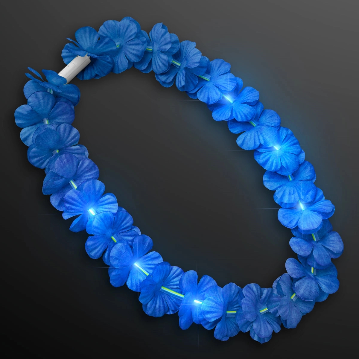 LED Hawaiian Flower Lei Party Necklaces 25
