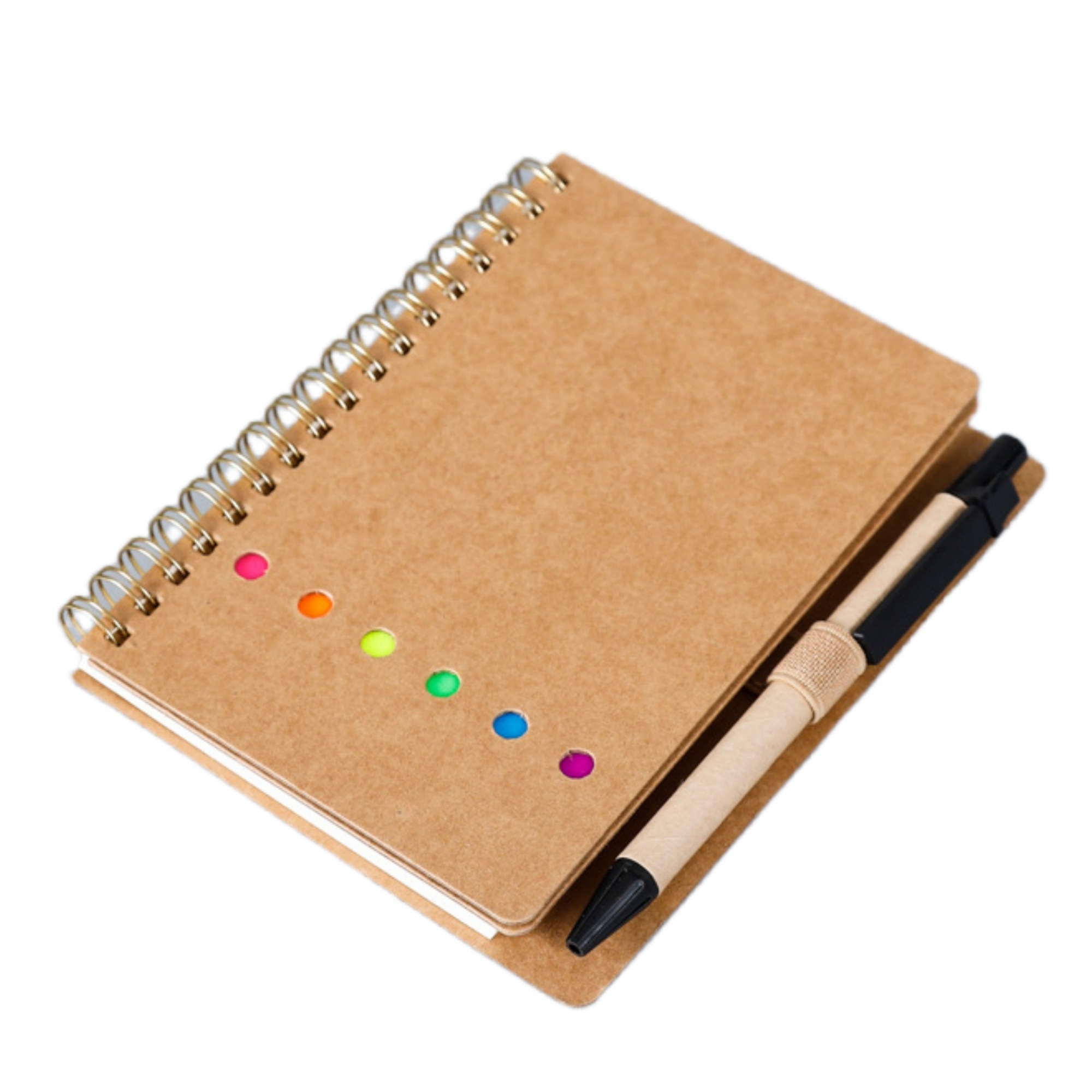 Spiral Notebook with Sticky Note 6