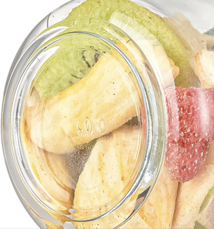 17oz Glass Food Storage Jars with Lids 9