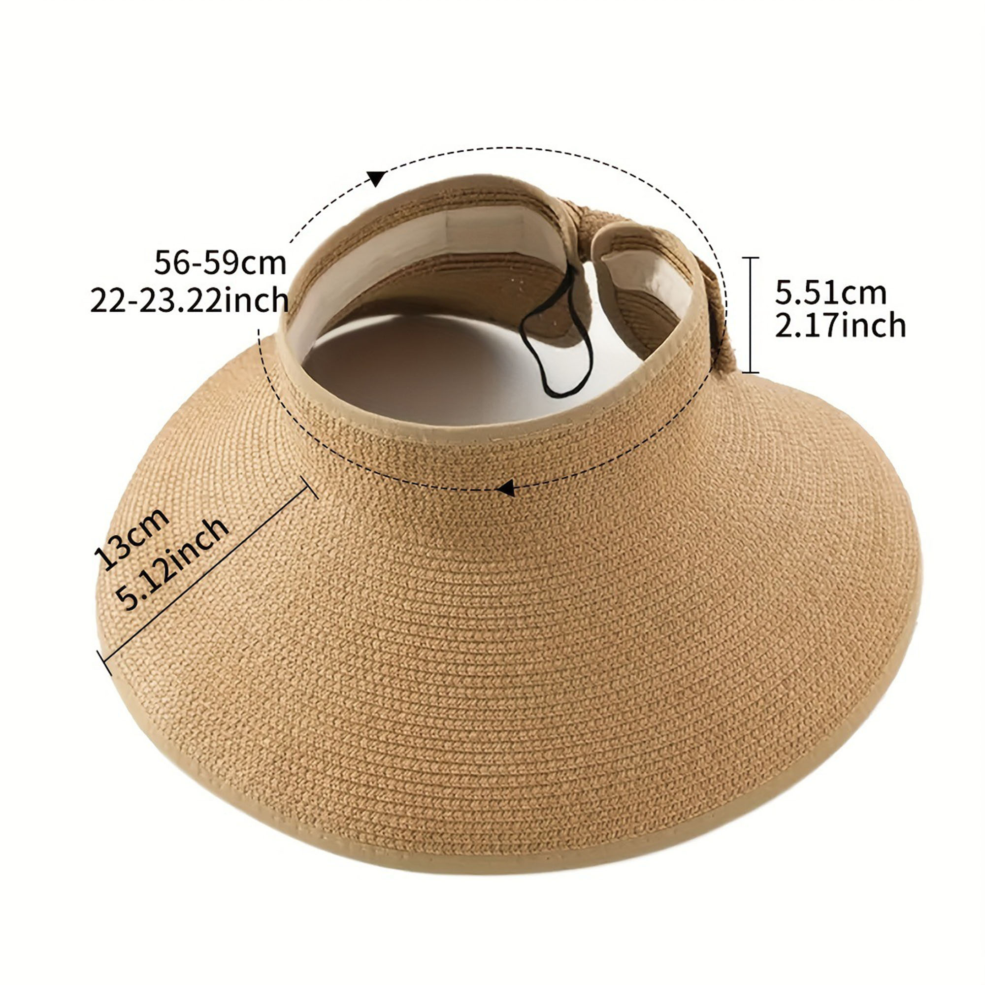 Women's wide brim foldable sun hat 3