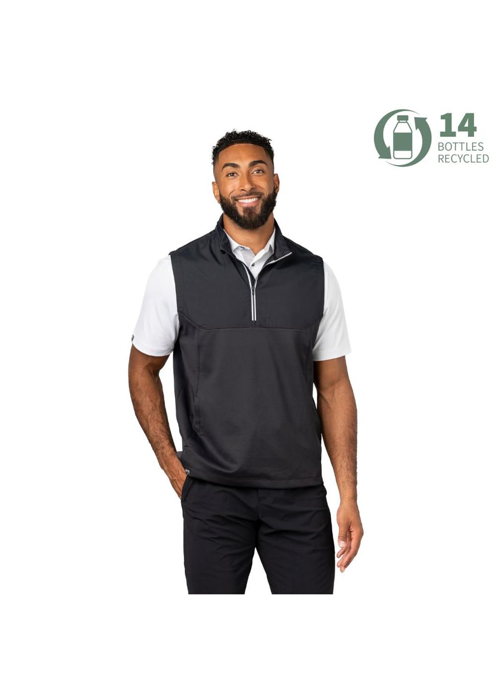 Storm Creek Men's Tiebreaker II Interlock Half Zip Vest 9