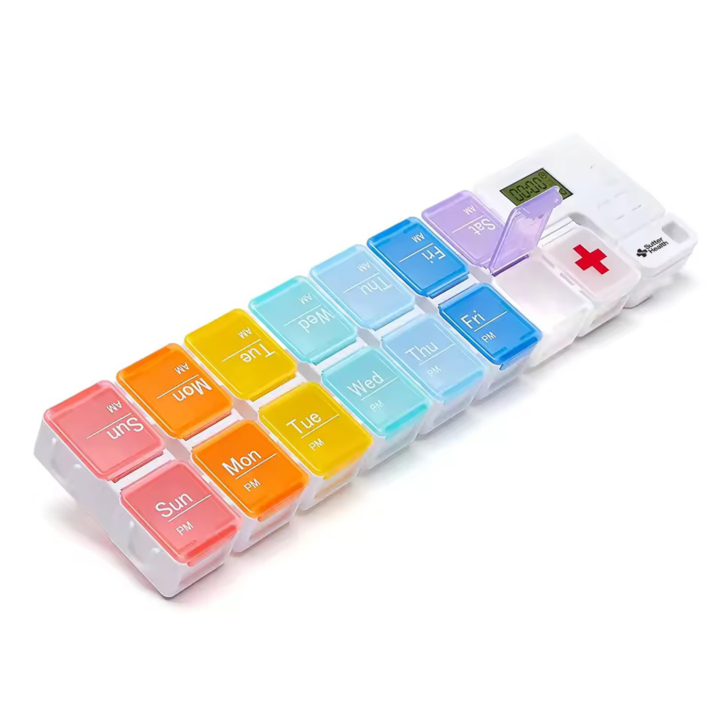 AM/PM Pill Box with Alarm 1