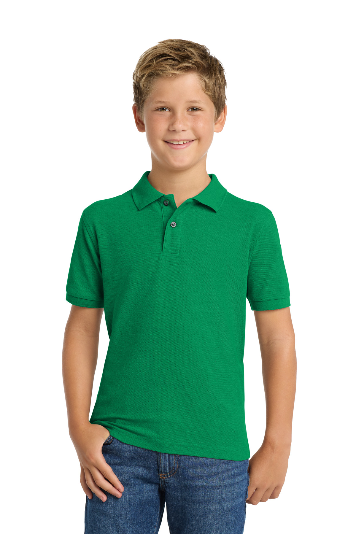 Port Authority Youth Silk Touch Polo. Y500 86