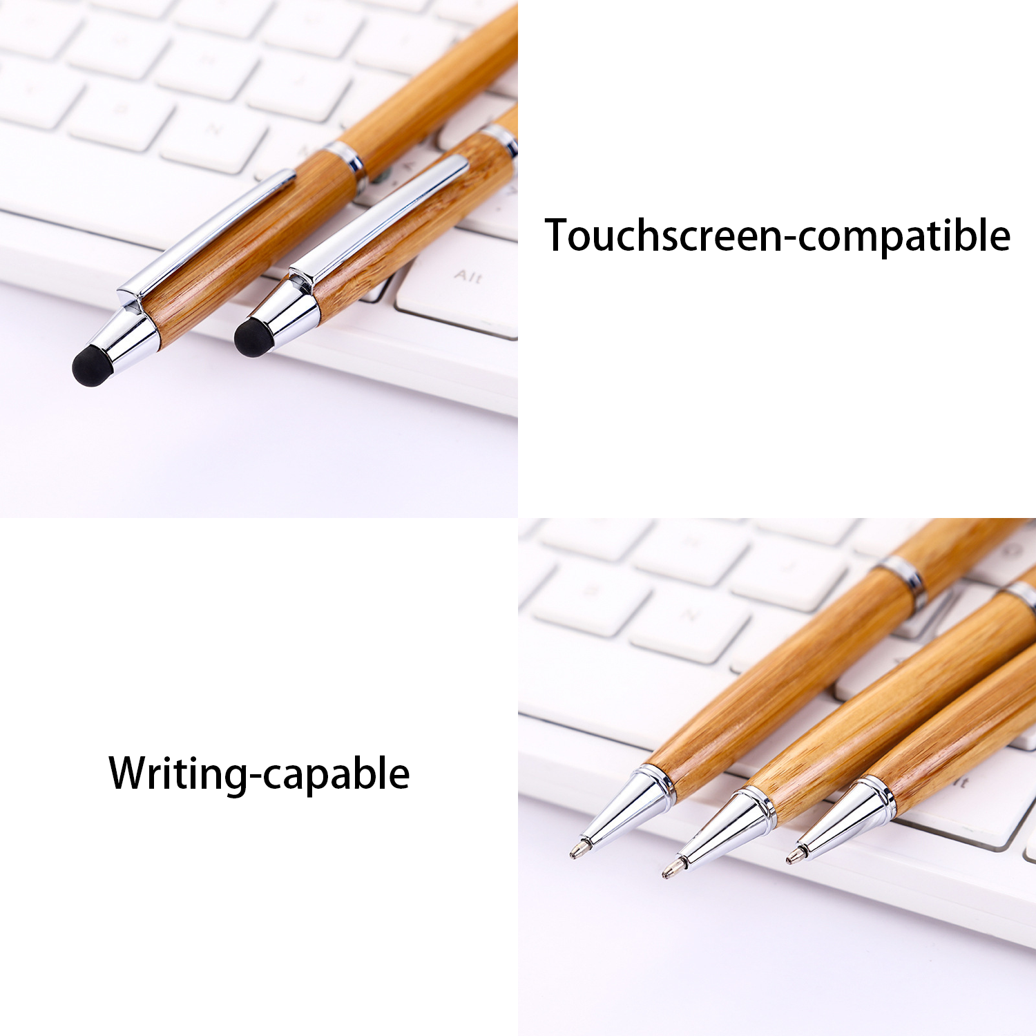 Bamboo Stylus Ballpoint Pen 5