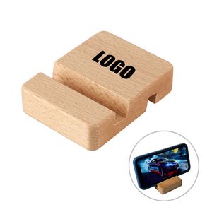 Elegant Wooden Phone And Tablet Stand For Hands Free Viewing And Charging 2