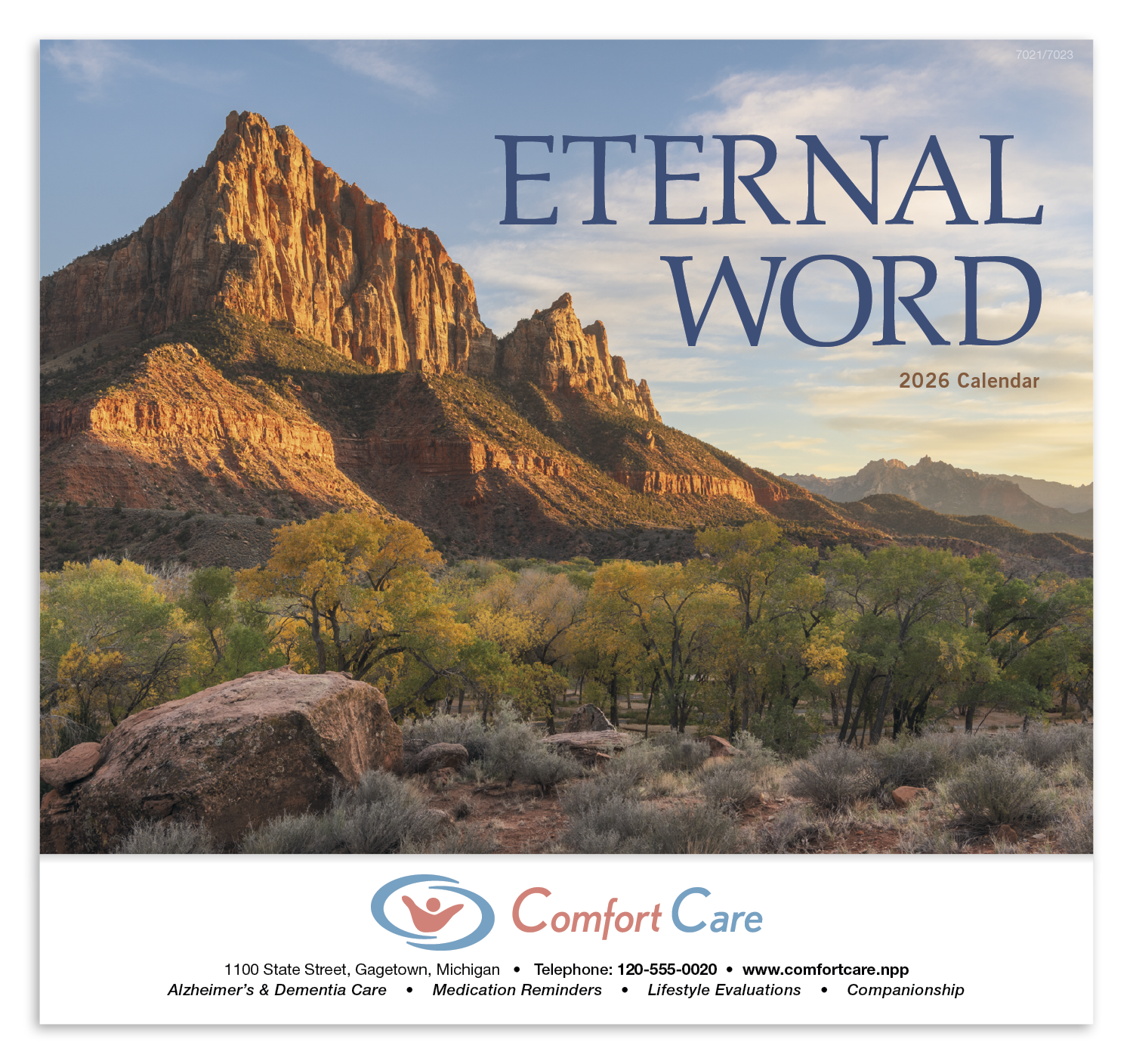 Good Value™ Eternal Word - Stapled Calendar 14