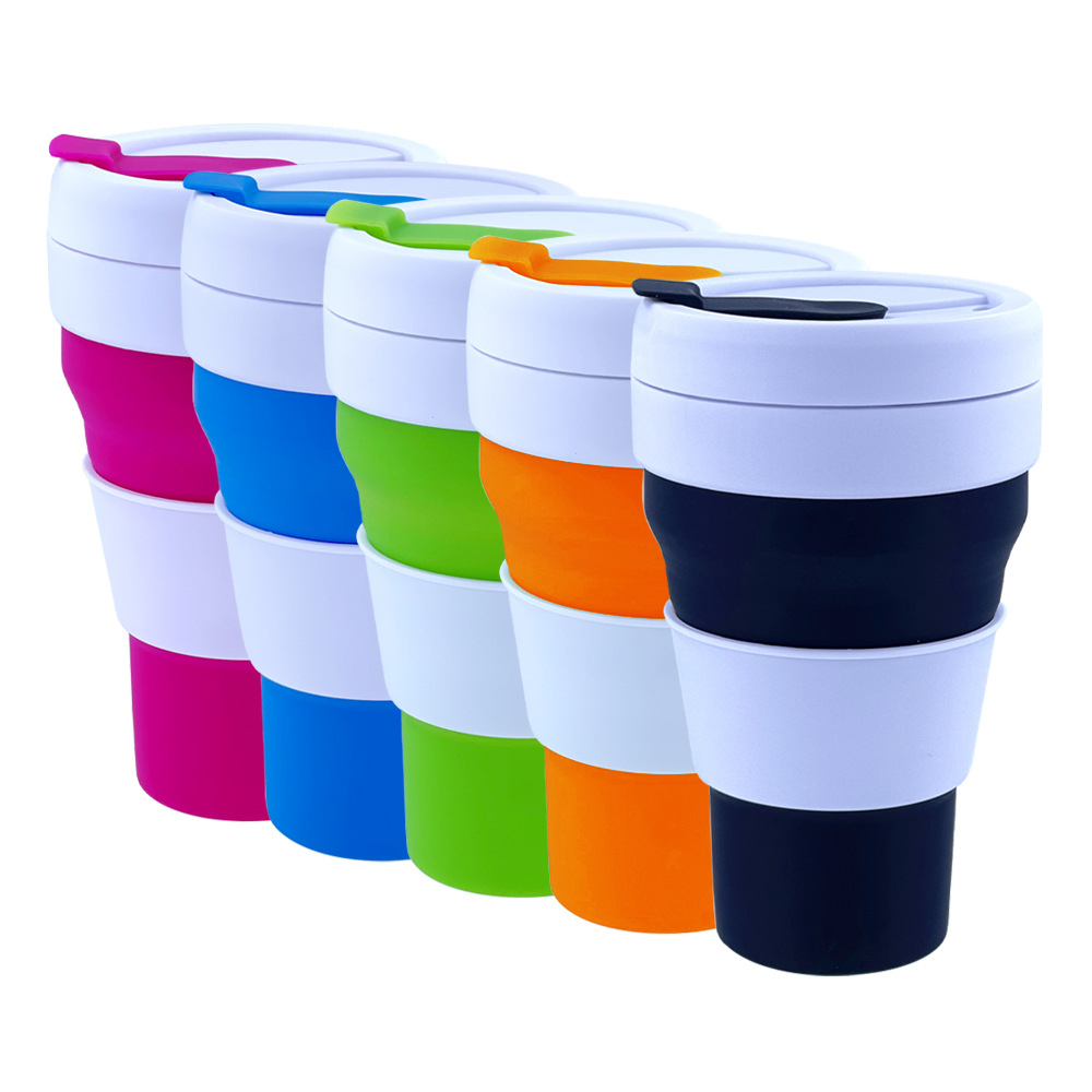 Pocket Size Collapsible Silicone Travel Cup 15oz / 450ml 2