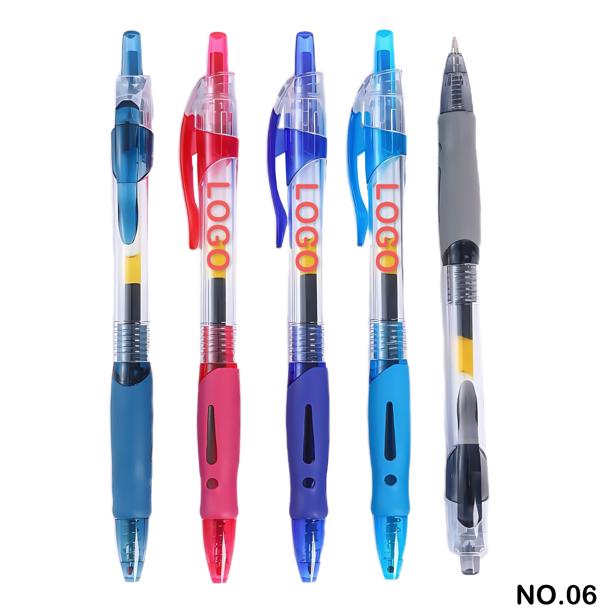 Colorful click-type premium business office ballpoint pen 1