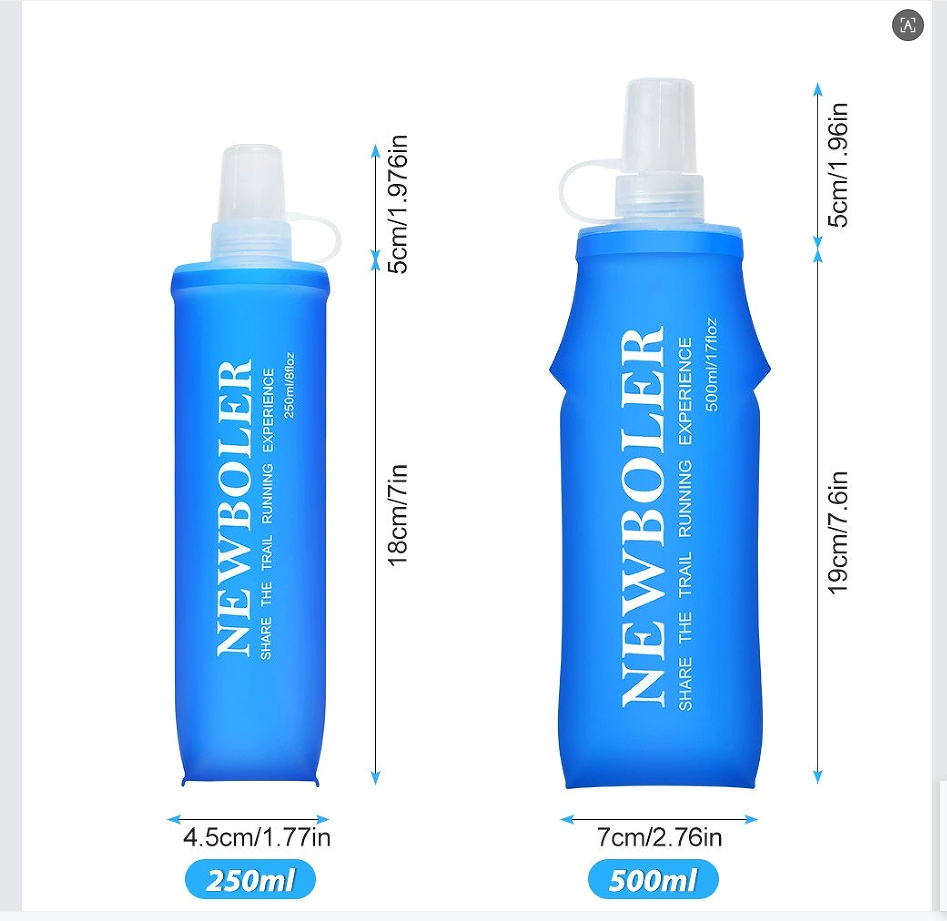 Custom TPU Outdoor Collapsible Water Bottle Flask 1