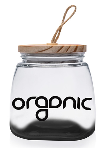 64 oz. Glass Candy Jars with Suction Wooden Lid 20