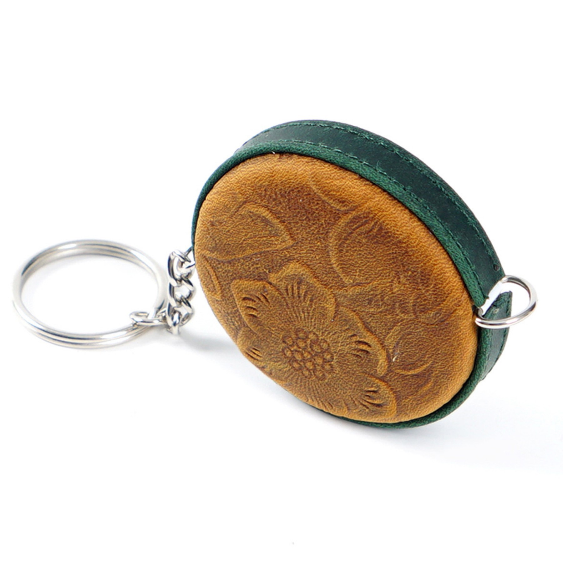 Mini Tape Measure With A Cowhide Shell 6