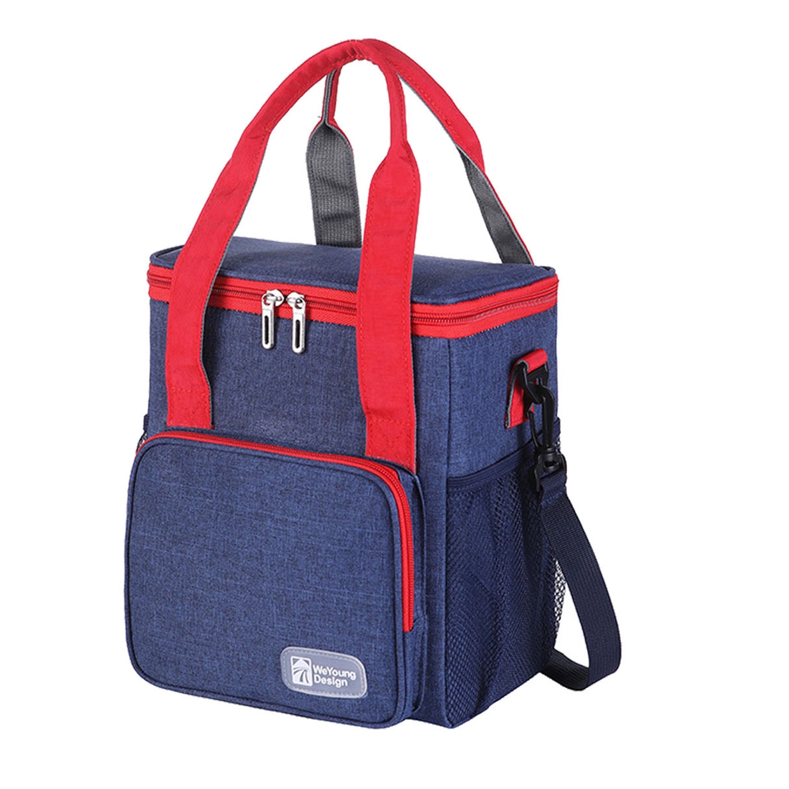 Portable Lnsulated Lunch Bag w/ Mesh Pocket 5