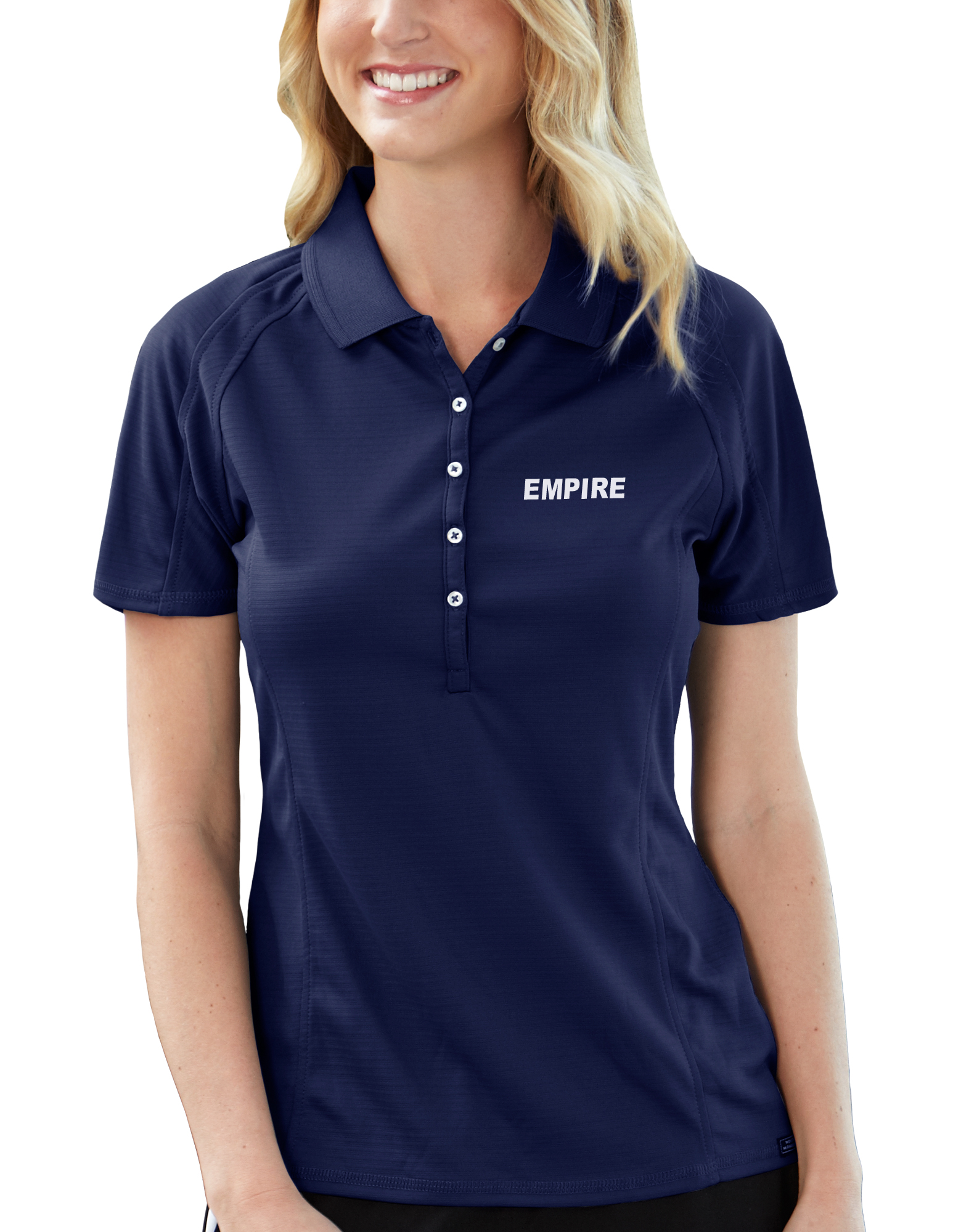 Ladies' Empire Ottoman Solid Polo Shirt 6