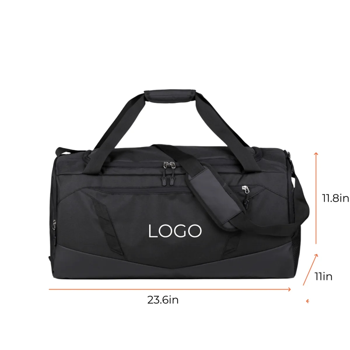 Sports Gym Duffel Bag with Shoe Compartment 4
