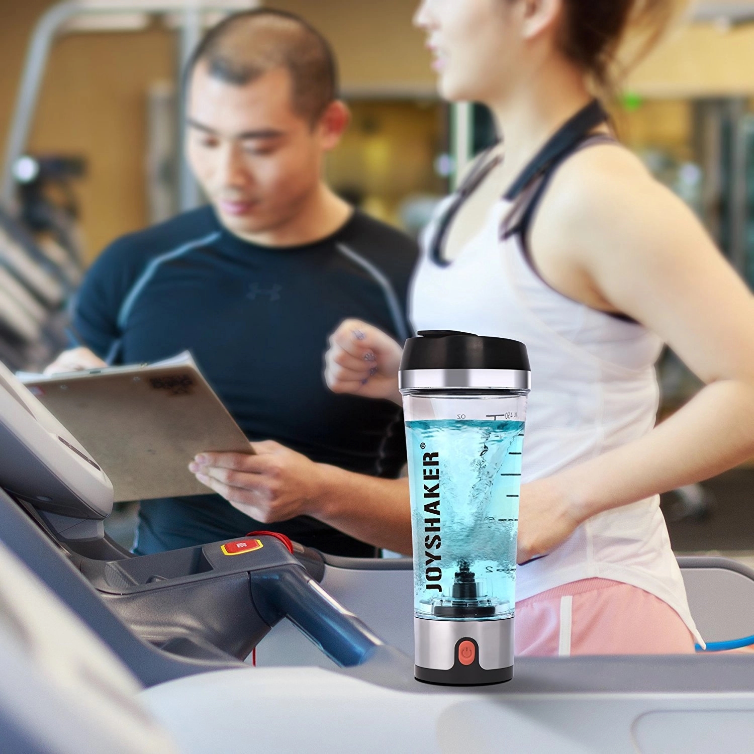 Electric Shaker Bottle, Powerful Mixer 9