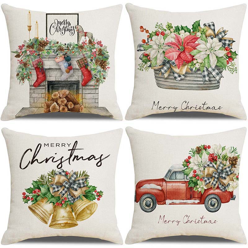 Custom Christmas Throw Pillow 1