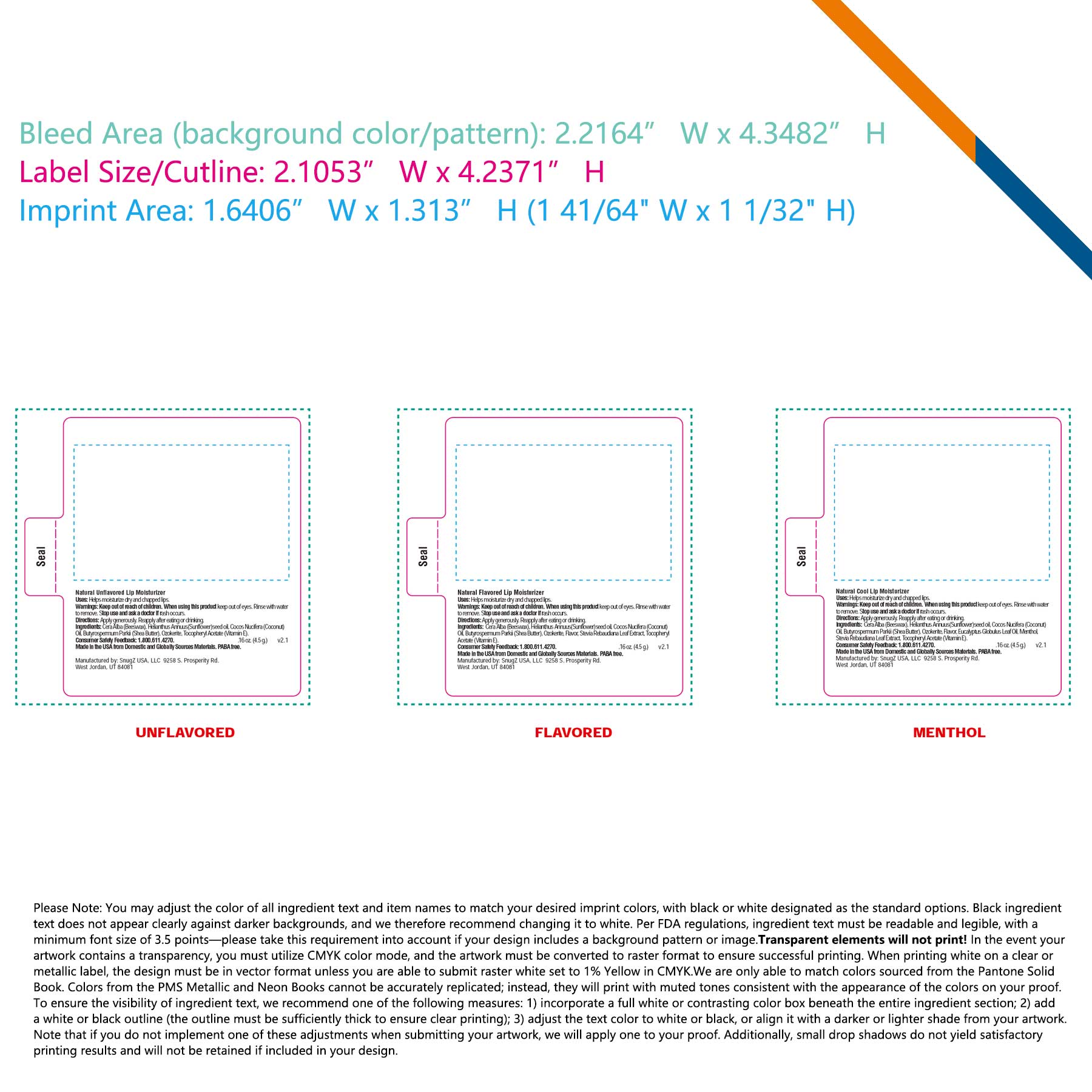 EcoWax White Tube Natural Lip Moisturizer 5