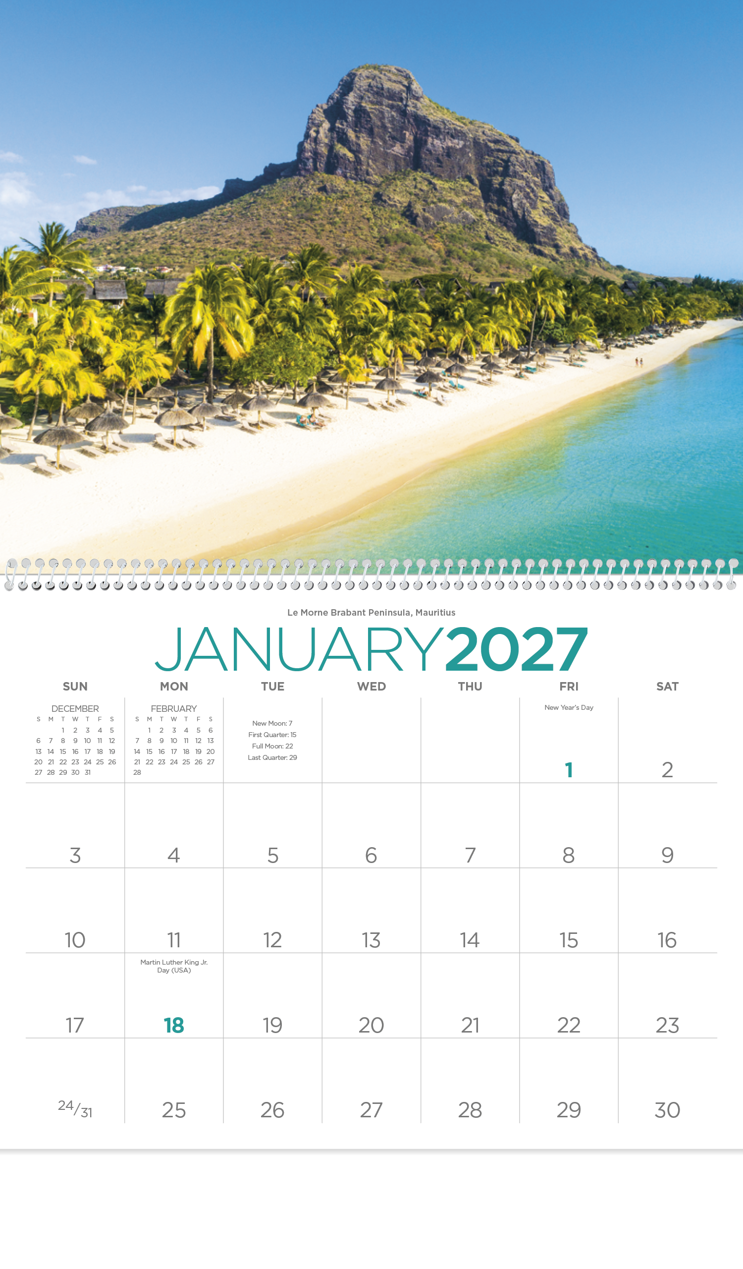 Triumph® Calendars Beaches Calendar 57