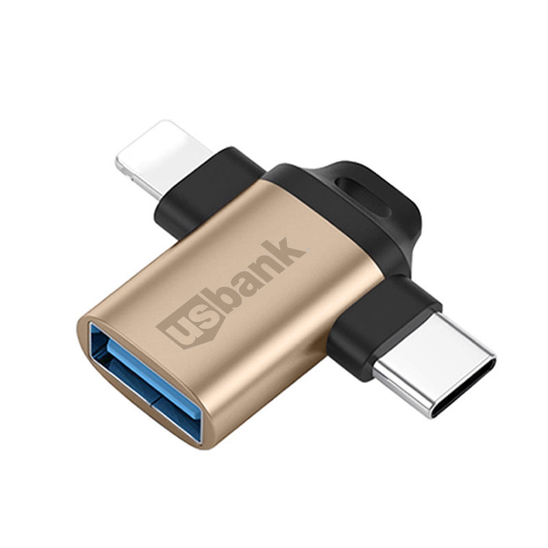USB 3.0 To Apple Lightning And Type C OTG Adapter 6