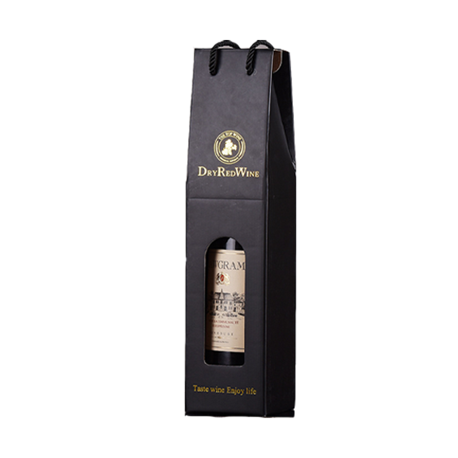 Single Bottle of Red Wine Gift Box 3