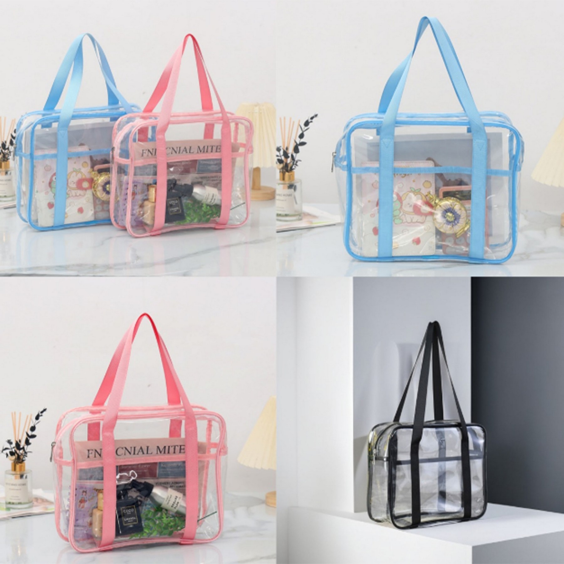Clear PVC Crossbody Stadium Bag 3