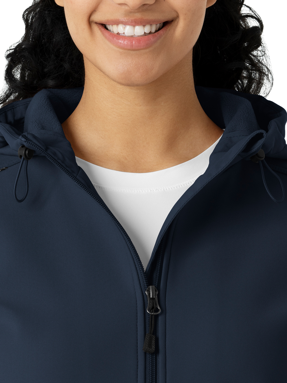 Carhartt Scrubs - Performance Layers - Women's Four-Pocket Bonded Fleece Hoodie 2