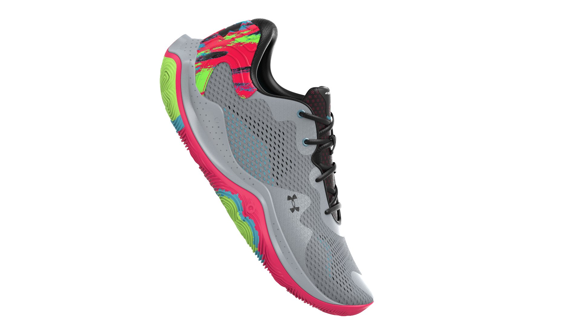 UA Spawn 4 Printed Unisex Basketball Shoes 4