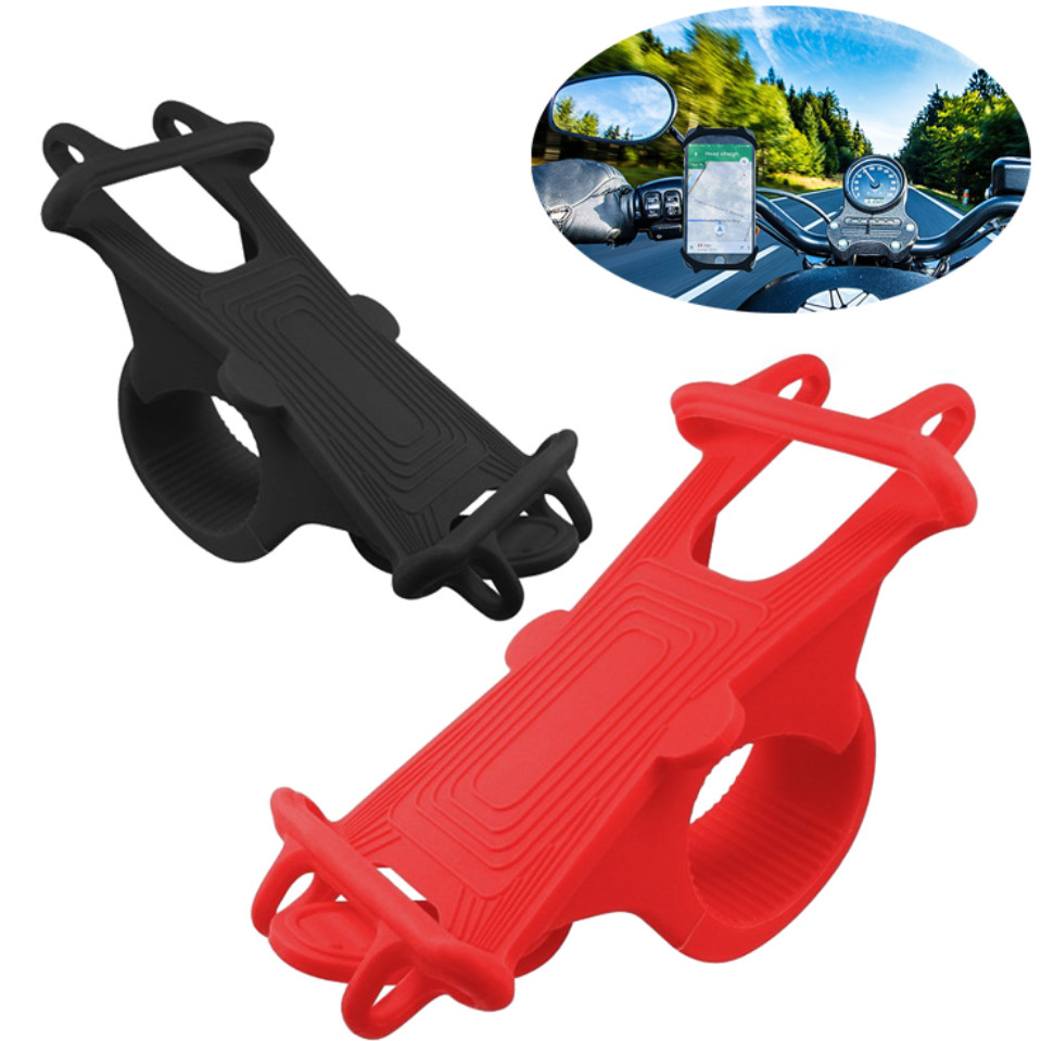 Silicone outdoor bike mount mobile phone holder 2