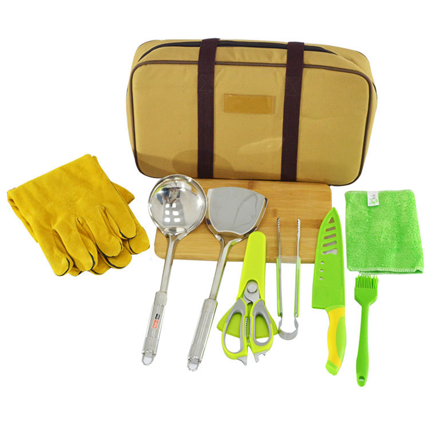 Camp Cookware Utensils Organizer Travel Kit 4